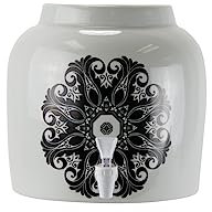 New Wave Enviro Products Wasserspender, Porzellan, Boho, 6,7 l