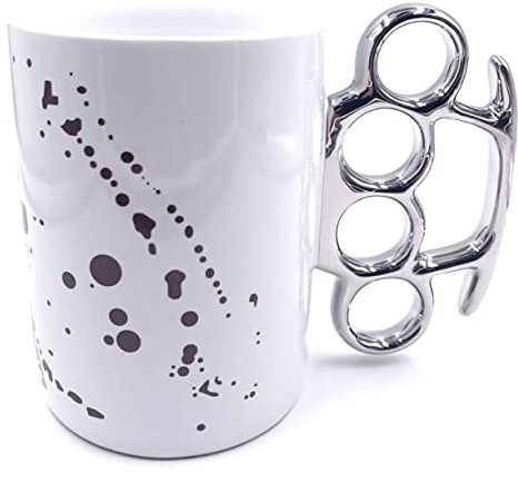 LIMITED EDITION - Blood Spatter White Knuckle Duster Mug