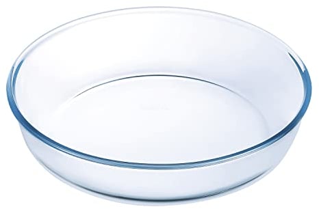 Ô cuisine - Molde Tarta, Hondo, Vidrio transparente, 26 cm