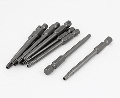 sourcing map 20 Stk T20 1/4 Hex Schaft 75mm Länge Magnetisch Torx Schraubendreher Bit grau DE de