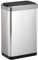 EKO Phantom-T 50 Liter / 13.2 Gallon Vertical Motion Sensor Trash Can, Brushed Stainless Steel Finish
