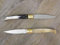 marca 1x Knife Coltello SARDO 20 CM Lama 9 CM Sardegna Pattada Manico in Corno di Lucido