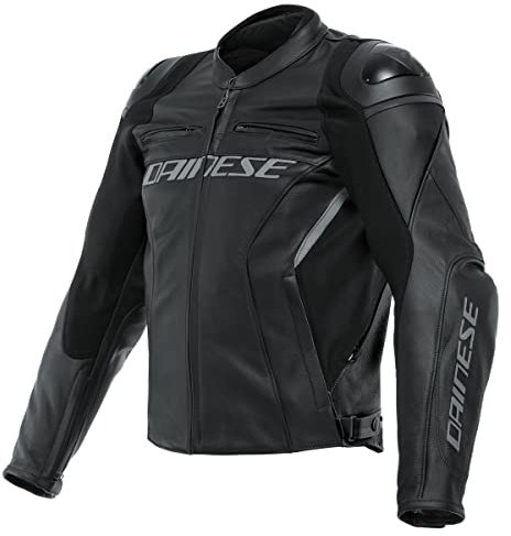 Dainese Racing 4 Giacca in pelle per moto Nero/Nero 48