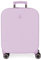 Enso Annie Viola Valigia da cabina 40x55x20 cm ABS rigido Chiusura TSA integrata 37L 2,74 kg 4 doppie ruote Bagaglio a mano espandibile