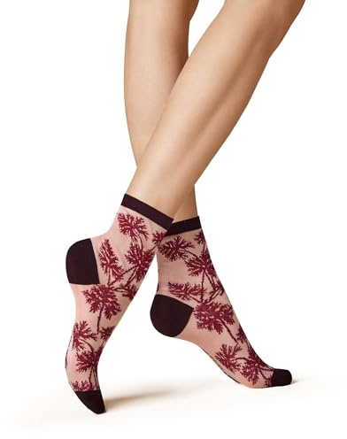 KUNERT Damen Socken Leaves Fashion powder rose 1290 39-42