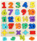 Wooden Jigsaw Puzzles for 3 4 5Year Old Kids Numbers & ABC Alphabet Learning Toys - Early Education Toys-Wooden Puzzles Montessori Toys for Girls Boys Gifts. (Numbers)
