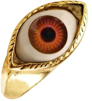 Generic Teufelsauge-Ring, Vintage-Evil-Eye-Ringe für Frauen, Fingerschmuck für Mädchen, bezaubernde Neuheitsringe, Devil's-Eye-Fingerring, Evil-Eye-Ring zum Sammeln, Vintage-Evil-Eye-Fingerring