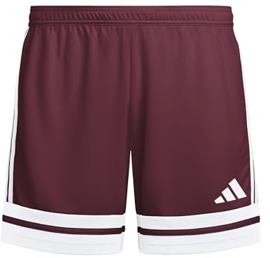 adidas Mixte Enfant Squadra25 Short Kids Shorts, Team Maroon 2/White, 5-6 Years