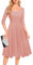 Berylove Cocktailkleid Damen Festliches Kleid Kleid A Linie Damen Kleid Hochzeitsgast Damen Amazon Fashion Woman Hearts and Roses Kleider BLP8010 Blush L
