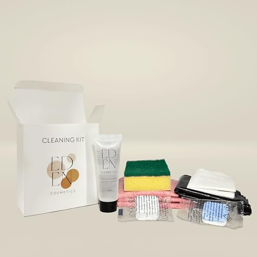 Kit d'accueil entretien & nettoyage | Idéal pour Locations Airbnb - Gîtes - Hôtels | Lot de 100 Kits Complets et Prêts à l'Emploi | Produit d'accueil