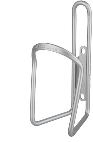 Planet Bike Water Bottle Cage, MTB Water Bottle Holder, Alloy Aluminum, Silver