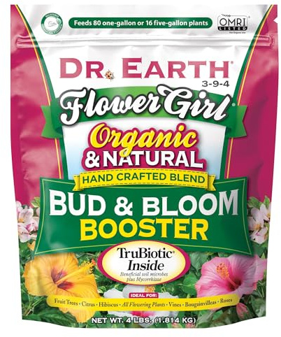 DR EARTH 707P Organic 8 Bud and Bloom Fertilizer in Poly Bag, 4-Pound, Multicolor