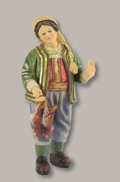 Unbekannt Krippenfiguren Abweisender Wirt geeignet für 10cm Figuren