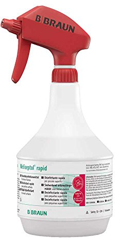 B.Braun Meliseptol rapid Schnelldesinfektion Flächendesinfektion Desinfektion 1000 ml Sprühflasche (ohne Kopf)
