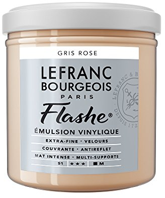 Lefranc Bourgeois Flashe Acrylique Pot 125ml Gris Rose