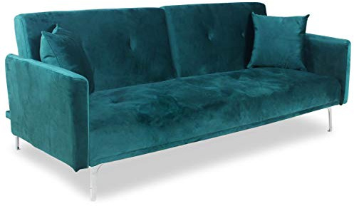 Menzzo Velours Sofa Carla grün 191