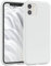 EAZY CASE Premium Silikon Handyhülle kompatibel mit iPhone 11, Slimcover mit Kameraschutz und Innenfutter, Silikonhülle, Schutzhülle, Bumper, Handy Case, Hülle, Softcase, Weiß