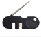 Llzzy Pocket Knife Sharpener Multifunction Keychain Foldable Sharpening Stone Ceramic Tapered for Survival Hunting Fishing Camping