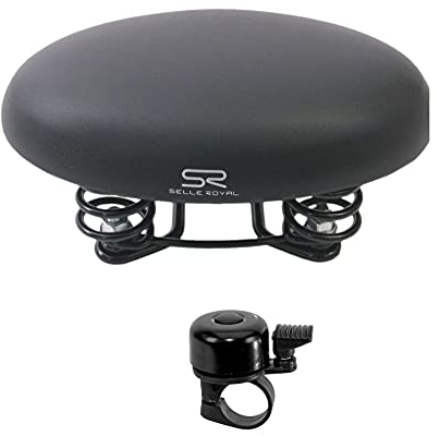 Selle Royal Classic Damensattel Fahrradsattel Rocksattel inkl. Fahrradklingel
