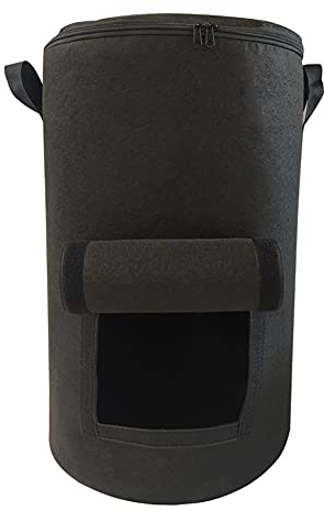 Compost Bag Garden Waste Bin Environmental Homemade Organic Fermented Non-woven Fabric Compost Bag Outdoor Kitchen Waste Disposal Composter Bag For Kitchen Garden Yard