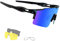 OULIQI Fahrradbrille Herren Damen Polarisierte Sonnenbrille, Sportbrillen TR90 Unbreakable mtb，UV400 Schutzbrille Sportbrille Schnelle brille mit 3 Wechselgläser für Radfahren Laufen Golf Baseball