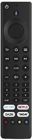 VINABTY ALD187R PNDT Voice Ersatzfernbedienung passend für Grundig Vision 6 7 8 OLED TV Edition 32GFB6060 40GFB6060 43GFB6060 43GFW6060 65VLX6000 65GUB8040 55GUB8040 49GUB8040 65GOB9099