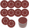 15 Pcs 125 mm Sanding Discs, 180 Grit Sandpaper, 8 Holes Hook and Loop Orbital Sander Sanding Pads Discs 125 mm/5 Inch for Random Orbital Sander