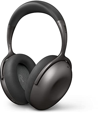 KEF Mu7 Kabelloser Kopfhörer mit aktiver Geräuschunterdrückung, Charcoal Grey