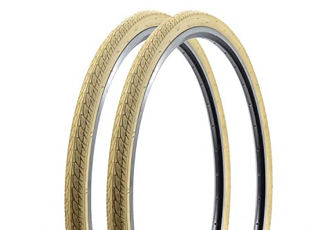 2 Stück 28 Zoll DSI Fahrrad Reifen Set 37-622 City Bike 28x1.4 tire SRI-44 Creme