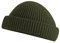 Roughtex Fisherman Beanie Rippstrick Fischermütze Kurze Strickmütze Flache Kuppe rPET Oliv