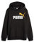 PUMA Jungen ESS+ 2 Col Big Logo Hoodie FL B Schweiß, Black-Yellow Sizzle, 164
