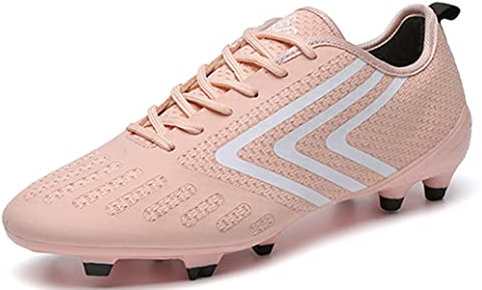 Sainilei Mes Soccer Shoes Chaussures de football professionnelles pour filles, S2208 Rose, 38 2/3 EU