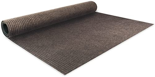 Floordirekt Nadelfilz Bodenbelag Atlas 100 x 300 cm, Beige - Meterware - pflegeleichter Gewerbe Teppichboden - schalldämmend, schwer entflammbar, rutschhemmend - Teppich Läufer - Büro Messe