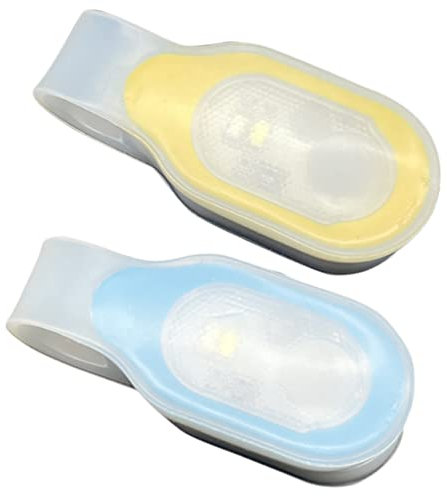 WOONEKY Magnetische Clip-on-taschenlampe Mit 2 Leds Für Nächtliche Sicherheits-taschenlampe Für Outdoor-aktivitäten Still-nachtlicht-clip