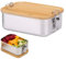 1 Stück Edelstahl-Lunchbox, Lunchbox Mit Deckel, Erwachsene/Kind-Lunchbox, Snackbox, Geeignet Für Schule, Büro, Fabrik