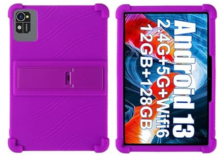 MOOPW Case for Xgody 10 inch Tablet Android 13 Soft Silicone Shockproof Stand Rubber Shell Kids Friendly Protective Cover