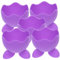 Sosoport Huevera de Silicona 5 Piezas para Huevos Cocidos Soporte Antideslizante Material Seguro para Cocina y Decoración Práctica