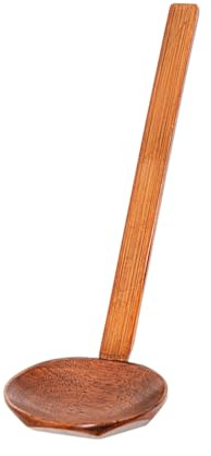 Wooden Ramen Spoon Set - Wooden Spoon Kitchen Utensils Set | Wooden Spoons for Cooking | Handmade Japanese Long Handle Large Spoon Kitchen Tools for Hot Pot Porridge Household Restaurant