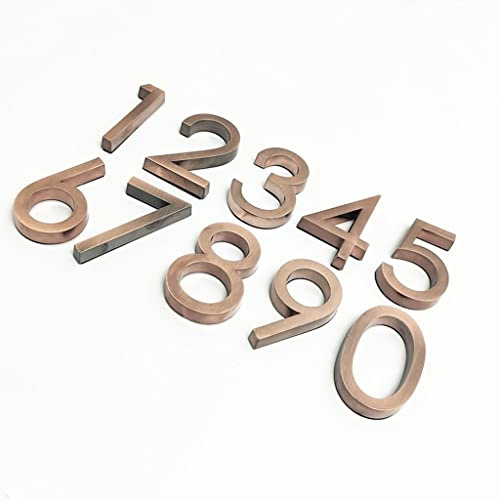1pcs 6cm Front Door Solar House Number Plating Gate Digits Sticker Plate Sign ABS Plastic Phone Street Home Address, For Hotel Number(Number 8)