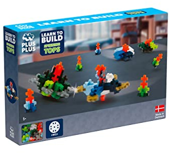 PLUS PLUS Jeu de Construction Kit Découverte Toupies 240 pièces