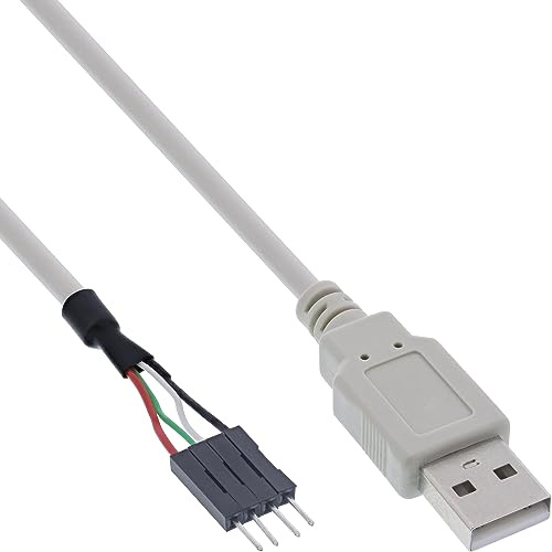 Inline® USB 2.0 Adapterkabel Stecker A auf Pfostenstecker, 0,4m