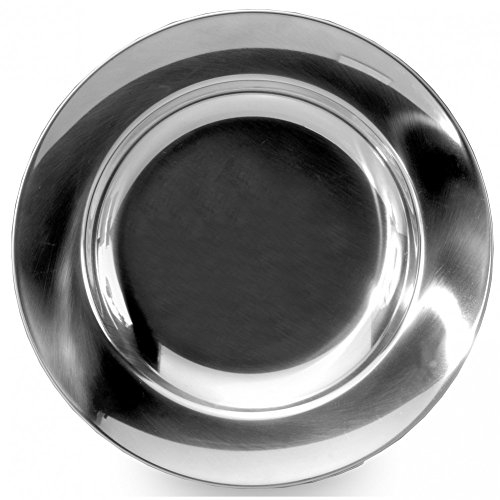 Lifeventure Stainless Steel Plate – Strong Corrosion Resistant Plate Ideal for Camping or Travel