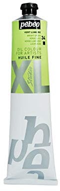Pebeo Óleo Fino XL - Pintura Oleo, 200 ml, Verde (Verde Luminoso)