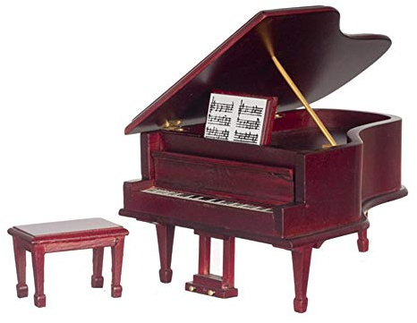 Melody Jane Puppenhaus Miniatur 1:12 Musik Möbel Klavier & Bank