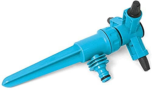 CELLFAST Drehsprenger Gartensprinkler Rasensprenger Für Rasen Blumen Pflanzen 12 Düsen Twister Basic
