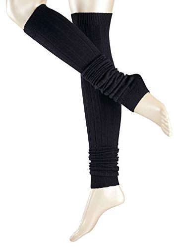 ESPRIT Damen Stulpen Rib W Lw Wolle dick gemustert 1 Paar, Blau Dark Navy 6375, ONESIZE