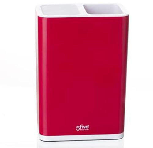 FIVE Simply Smart - Porte Ustensiles & Bloc Couteaux Néo 23cm Rouge