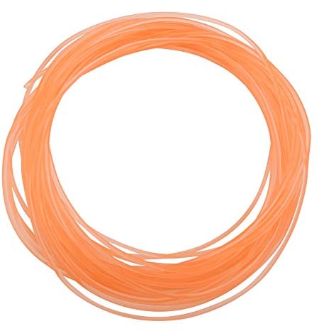 Akozon Polyurethan-Rundriemen, orange Glatte Oberfläche PU-Polyurethan-Rundriemen für die Antriebsübertragung(2mm*10m)