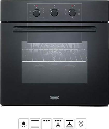Forno Multifunzione Ventilato con Grill 57 Litri Classe A da 60 cm Nero