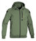 Jet Chaqueta Moto Capucha Hoodie Verano con Armadura Soft Shell (M (EU 48-50), Verde Oliva)